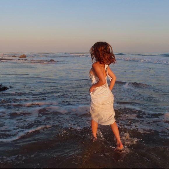 Designer Backless Halter Graduation Dress - Picture 7 of 9